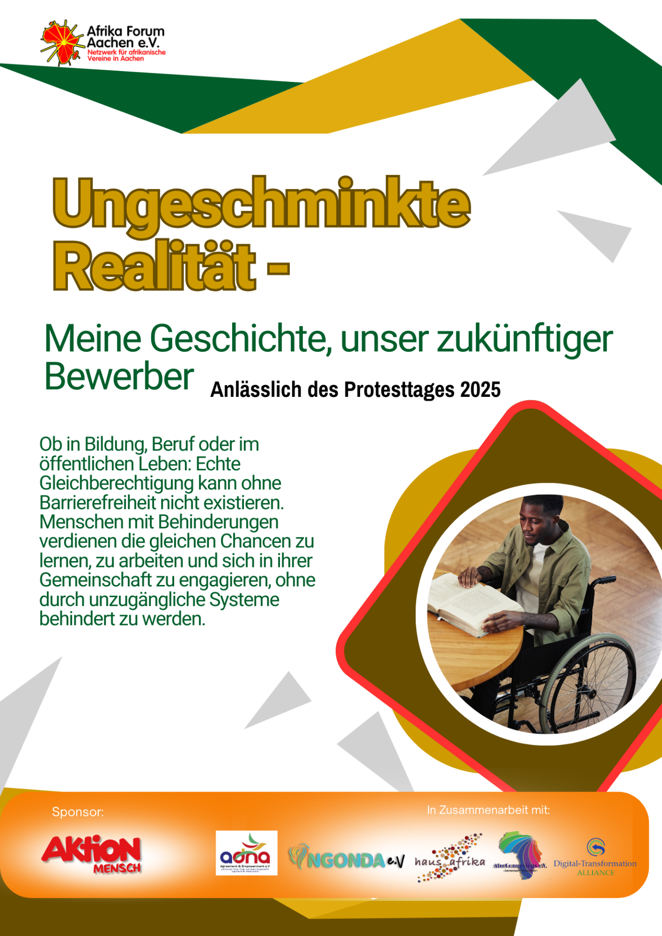 Reality unvarnishedlifting the voices of people with disabilities for a barrier free society